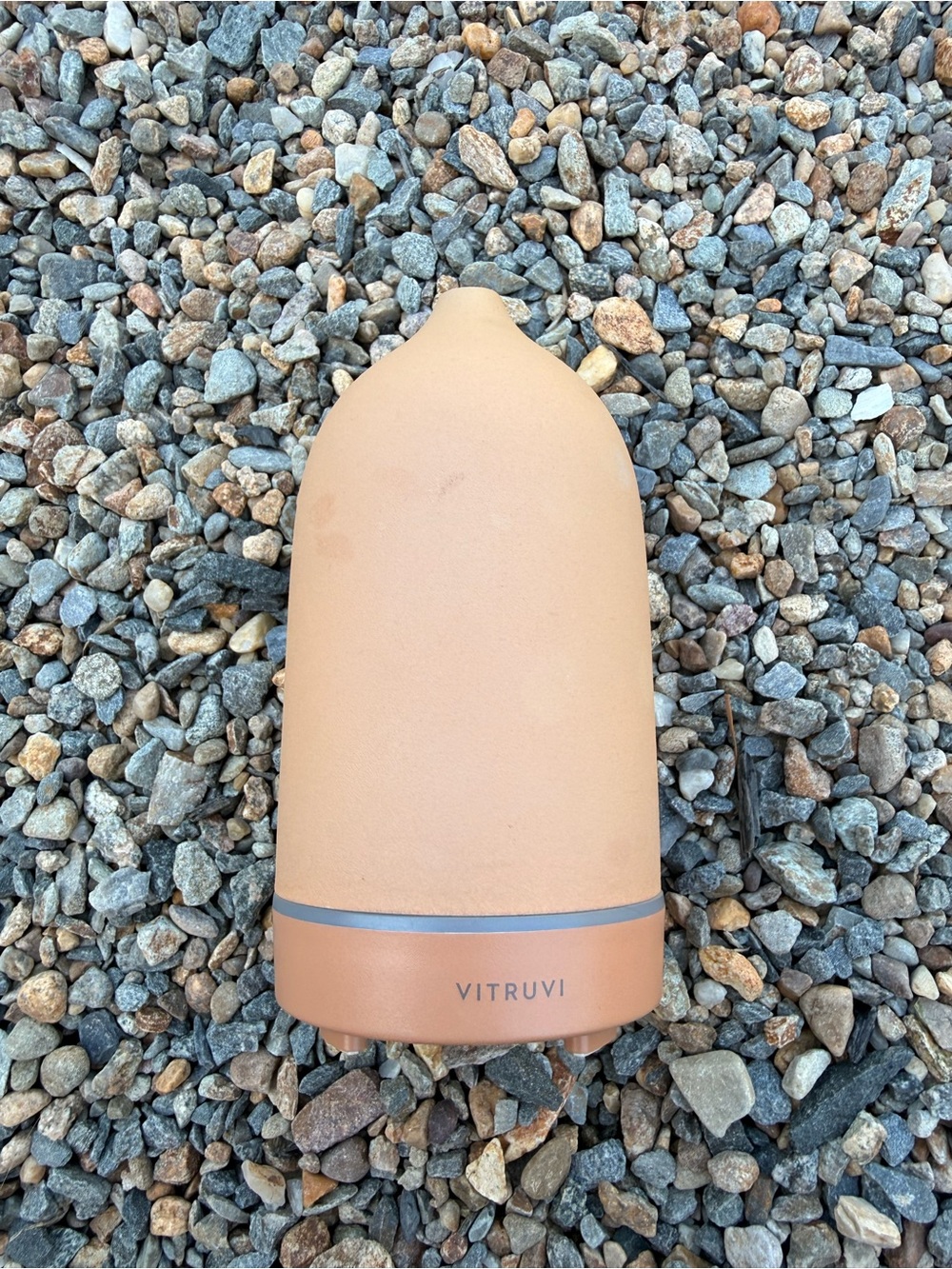 Vitruvi Ceramic Aroma Diffuser in Tan - Minimalist Home Fragrance